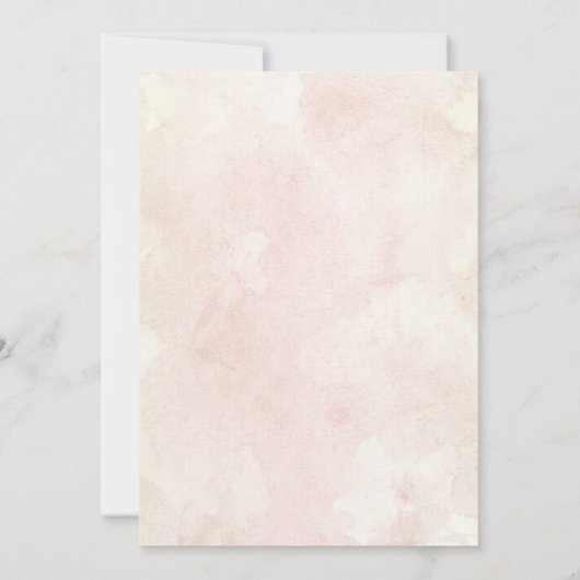 Invitations de mariage à papillon (Dos)