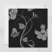 Invitations de mariage à rayures violettes (Dos)