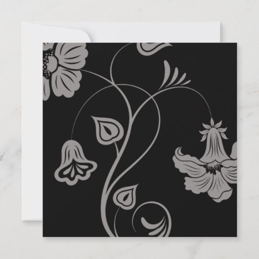 Invitations de mariage à rayures violettes (Dos)