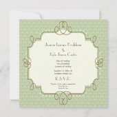 Invitations de mariage à thème des années 1920 (Dos)