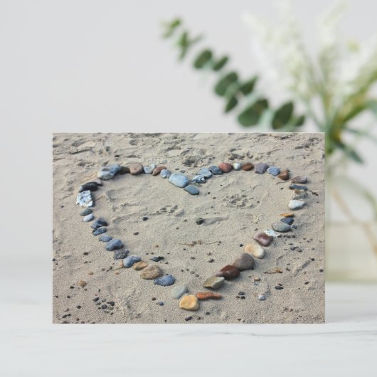 Invitations de mariage à Tropical Beach (Debout devant)