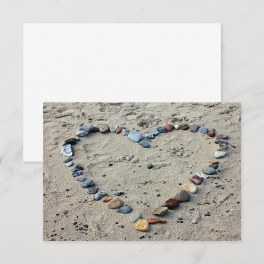 Invitations de mariage à Tropical Beach (Devant / Derrière)