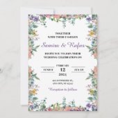 Invitations de mariage acrylique (Devant)