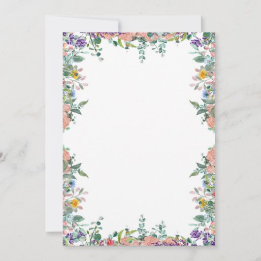 Invitations de mariage acrylique (Dos)