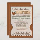 invitations de mariage anniversaire surprise beaux (Devant / Derrière)