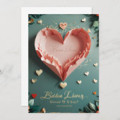 Invitations de mariage & Annonces Conception (Devant / Derrière)