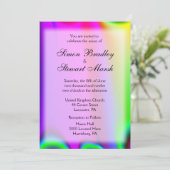 Invitations de mariage Arc-en-ciel (Debout devant)