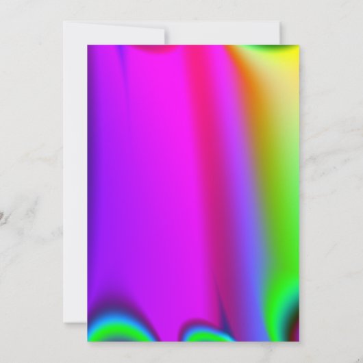 Invitations de mariage Arc-en-ciel (Dos)