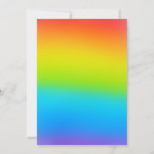 Invitations de mariage Arc-en-ciel (Dos)