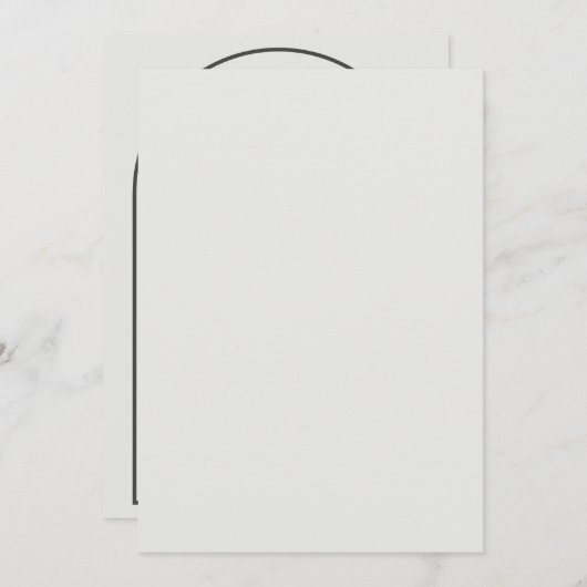 Invitations de mariage Arch (Devant / Derrière)