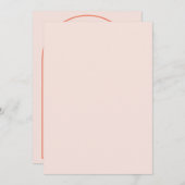 Invitations de mariage Arch (Devant / Derrière)