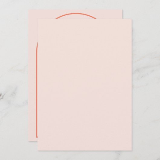 Invitations de mariage Arch (Devant / Derrière)