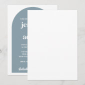 Invitations de mariage Arch (Devant / Derrière)