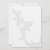 Invitations de mariage Argent (Dos)