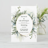 Invitations de mariage Art (Debout devant)