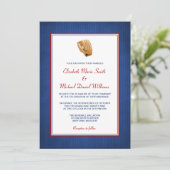 Invitations de mariage au baseball (Debout devant)