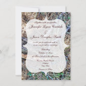 Invitations de mariage au Camouflage rustique (Dos)