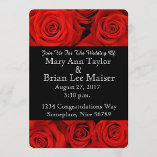 Invitations de mariage aux fleurs Cartes de fleurs