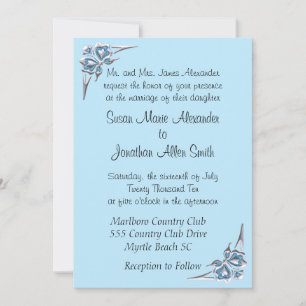 Invitations de mariage aux papillons