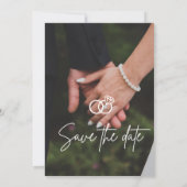 Invitations de mariage avec deux illustrations (Dos)