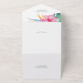 Invitations de mariage avec la destination de la c (Dehors)