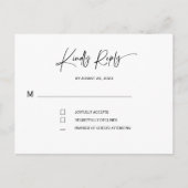 Invitations de mariage avec rsvp (Devant)