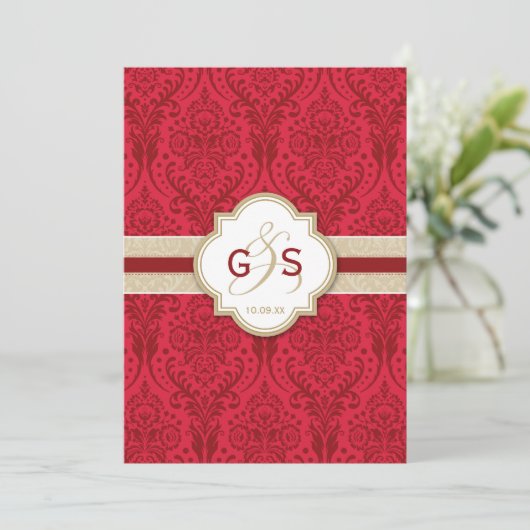 INVITATIONS DE MARIAGE :: beauté P 1 (Debout devant)