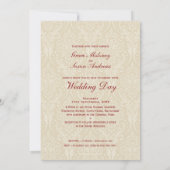 INVITATIONS DE MARIAGE :: beauté P 1 (Dos)