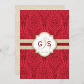 INVITATIONS DE MARIAGE :: beauté P 1 (Devant / Derrière)