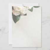 Invitations de mariage blanc moderne personnalisab (Dos)