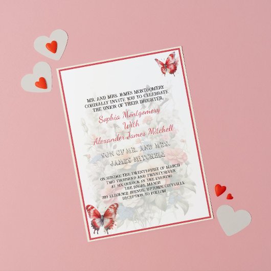 Invitations de mariage bon marché avec Rsvp Qr Cod