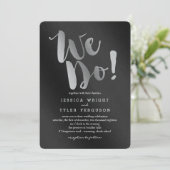 Invitations de mariage brillantes et prometteuses (Debout devant)