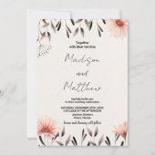 Invitations de mariage Brown (Devant)