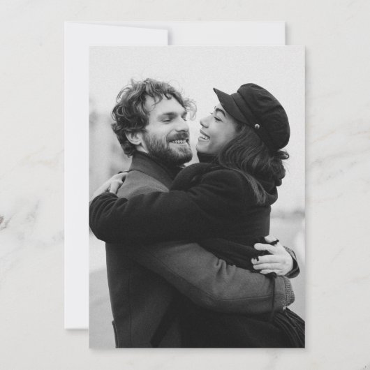 Invitations de mariage Calligraphie (Dos)