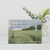 Invitations de Mariage campagnard de chêne du cham (Debout devant)