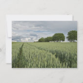 Invitations de Mariage campagnard de chêne du cham (Dos)