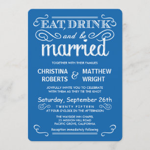 Invitations de Mariage campagnard Décontracté Ocea