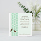 Invitations de mariage carré | MOTIF (Debout devant)