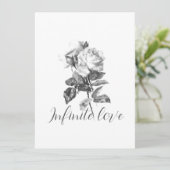 INVITATIONS DE MARIAGE CARTE plate STYLE ART&DESIG (Debout devant)