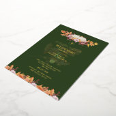 Invitations de mariage catholique Automne Citrouil (Rotation)