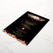 Invitations de mariage catholique Automne Citrouil (Rotation)
