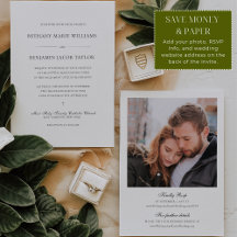 Invitations de mariage catholique de Béthanie avec