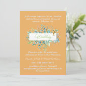 Invitations de mariage catholique Verdure botaniqu (Debout devant)