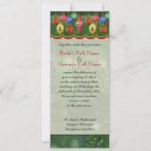 Invitations de mariage classique de Noël Ornament (Dos)