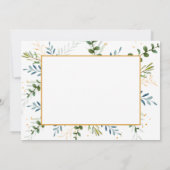 Invitations de mariage classiques officielles euca (Dos)