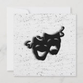 Invitations de mariage comique et tragique (Dos)