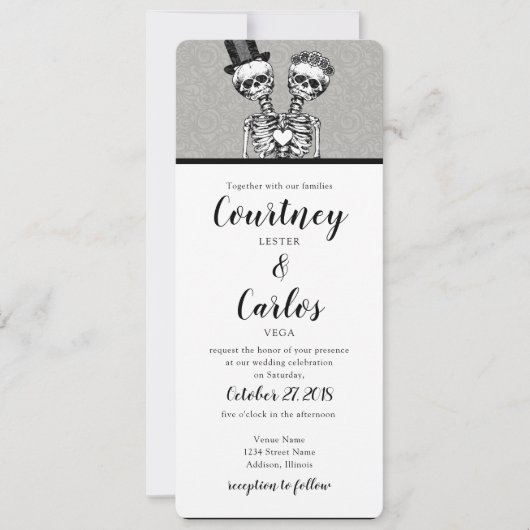 Invitations de mariage conjoint (Devant)