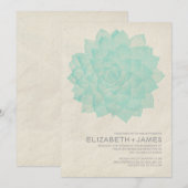 Invitations de mariage contemporaines (Devant / Derrière)
