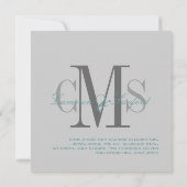 Invitations de mariage contemporaines + classiques (Dos)
