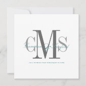 Invitations de mariage contemporaines + classiques (Devant)